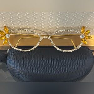 Elegant Gold and Silver Women's Glasses
